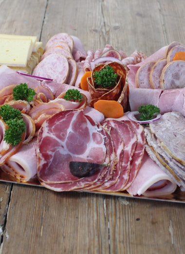 Plateau raclette 10 pièces sans fromage 5,50€