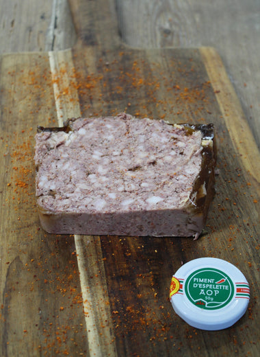 Pâté piment d'espelette 13,00€ le Kg