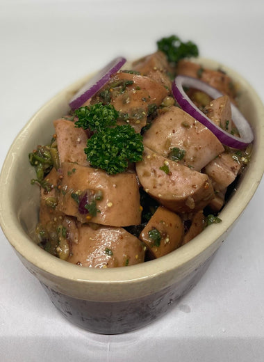 Cervelas vinaigrette 12,00€ le kg