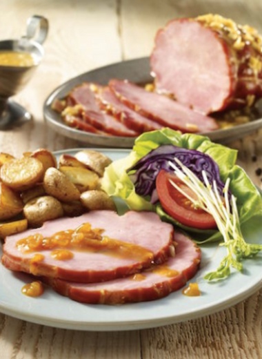 Jambon mariné / pommes de terre campagnardes 8,50€