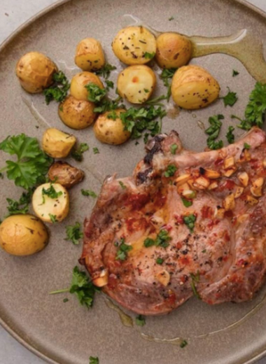 Cochon de lait / pommes de terre campagnardes 9,50€