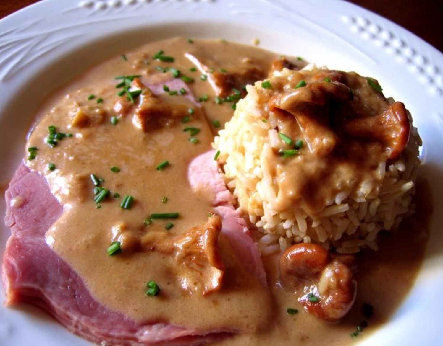 - Jambon Sauce Madère -