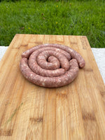 Saucisse nature 11,00€ le Kg