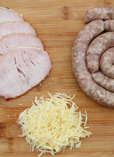 Saucisse orloff 11,50€  le Kg