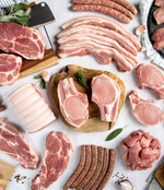Formule 1/2 porc découpé et sa charcuterie (45kg) 285€